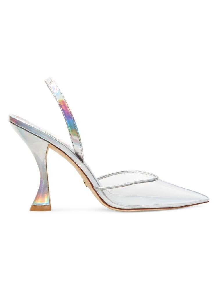 Кожаные туфли Stuart Xcurve 100 с металлизированной пяткой Stuart Weitzman, серебро
Кожаные туфли Stuart Xcurve 100 с металлизированной пяткой Stuart Weitzman, серебро