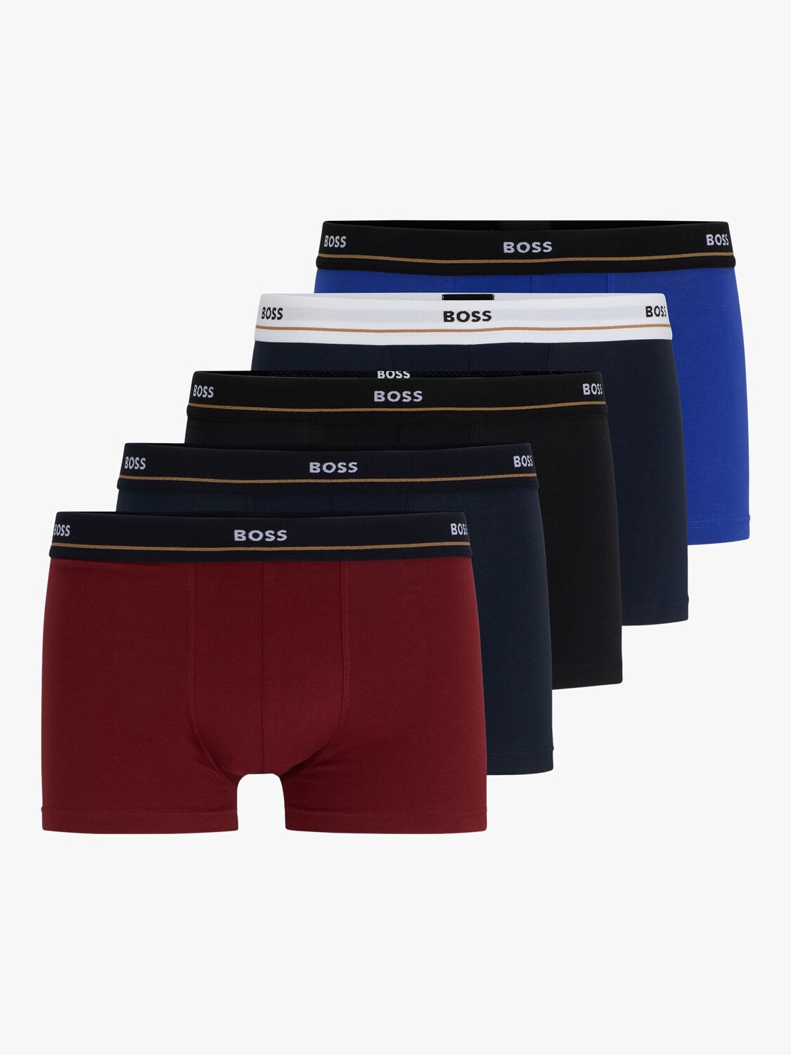 Боксеры BOSS Essential из смесового хлопка с логотипом на поясе HUGO BOSS, красный/синий/черный
Боксеры BOSS Essential из смесового хлопка с логотипом на поясе HUGO BOSS, красный/синий/черный