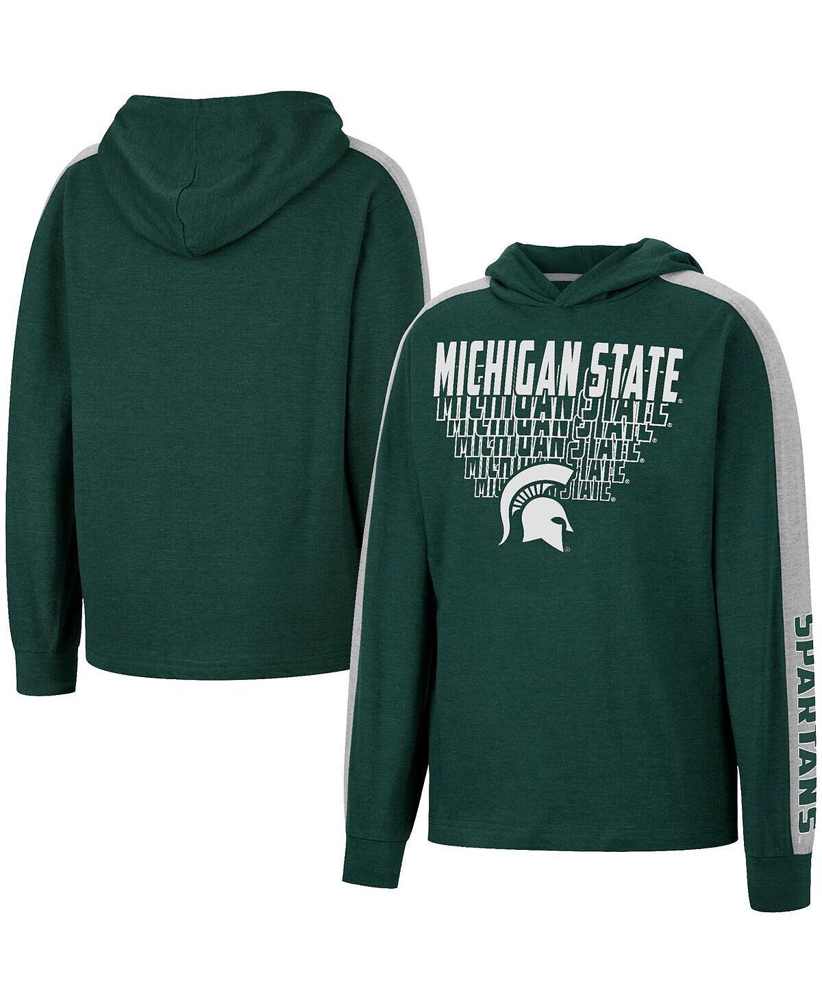 Зеленая футболка с капюшоном Big Boys Michigan State Spartans Wind Changes реглан Colosseum
Зеленая футболка с капюшоном Big Boys Michigan State Spartans Wind Changes реглан Colosseum