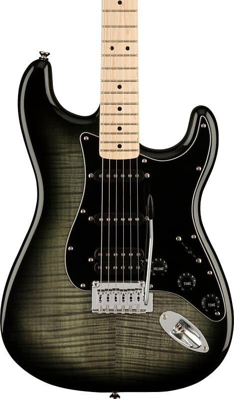 Электрогитара Squier Affinity Series Stratocaster FMT HSS, Maple Fingerboard, Black Burst
Электрогитара Squier Affinity Series Stratocaster FMT HSS, Maple Fingerboard, Black Burst