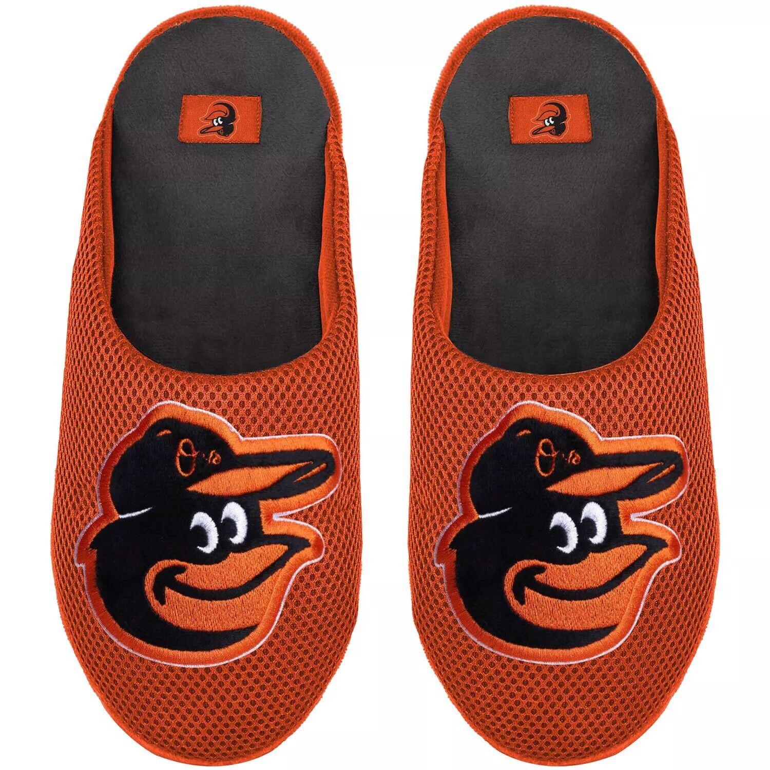 Мужские тапочки из сетки с цветными блоками и большим логотипом FOCO Baltimore Orioles
Мужские тапочки из сетки с цветными блоками и большим логотипом FOCO Baltimore Orioles