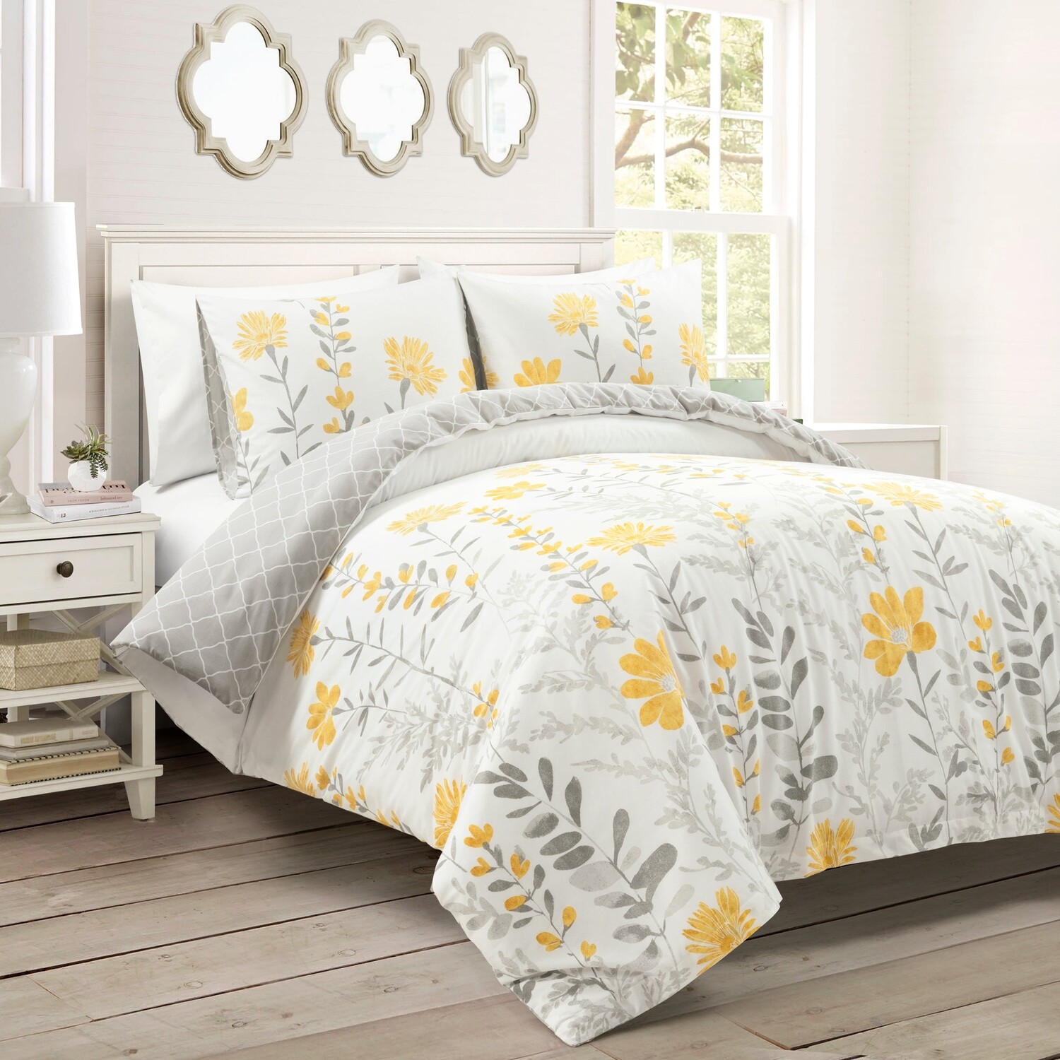 Двусторонний хлопковый пододеяльник Aprile, комплект из 3 предметов Lush Decor, цвет Yellow_Gray
Двусторонний хлопковый пододеяльник Aprile, комплект из 3 предметов Lush Decor, цвет Yellow_Gray