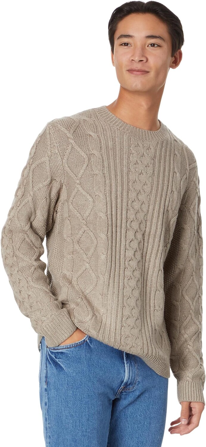 Твидовый свитер с круглым вырезом смешанной строчки Lucky Brand, цвет Vintage Khaki
Твидовый свитер с круглым вырезом смешанной строчки Lucky Brand, цвет Vintage Khaki