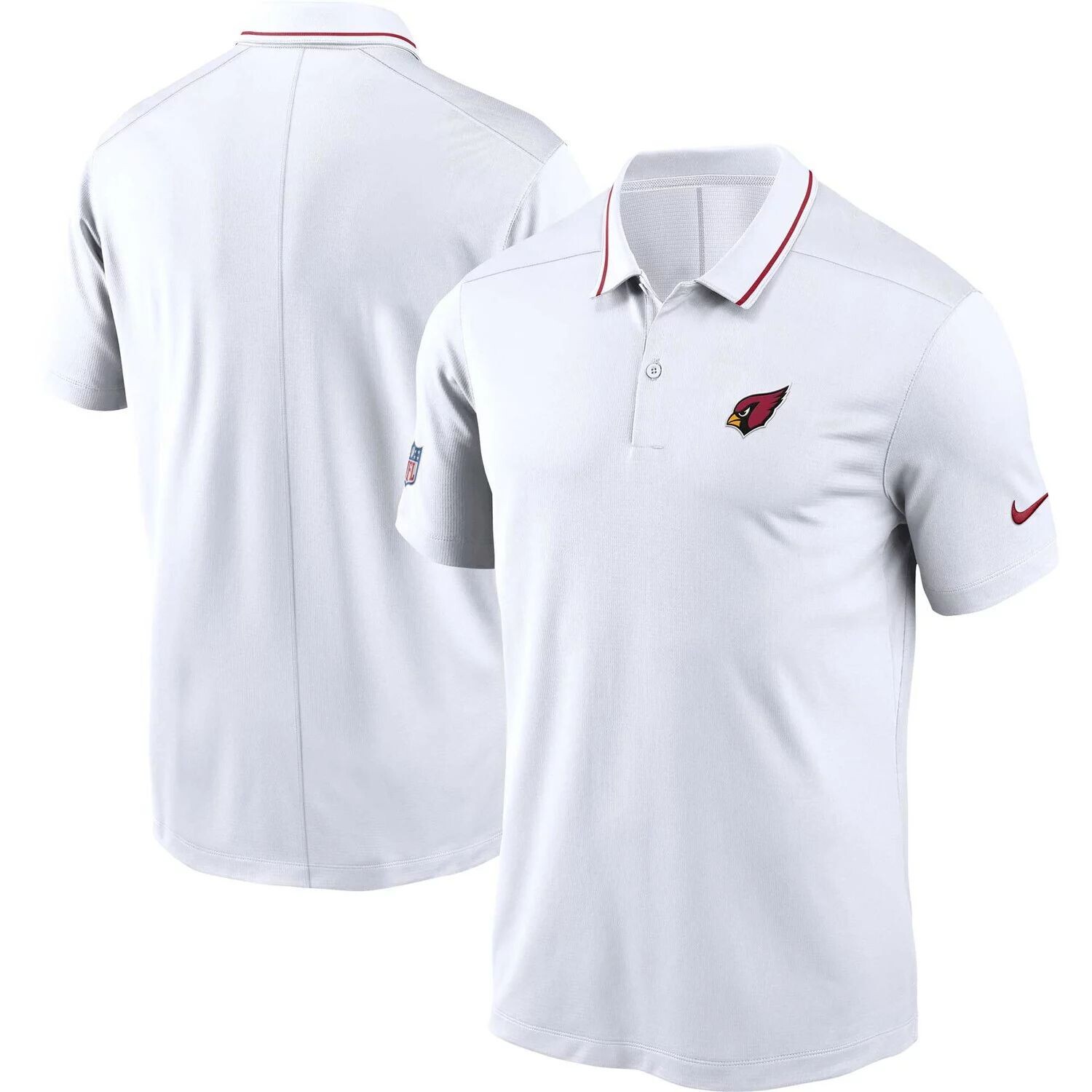 Мужская белая футболка-поло Arizona Cardinals Sideline Victory Performance Nike, Белый
Мужская белая футболка-поло Arizona Cardinals Sideline Victory Performance Nike, Белый