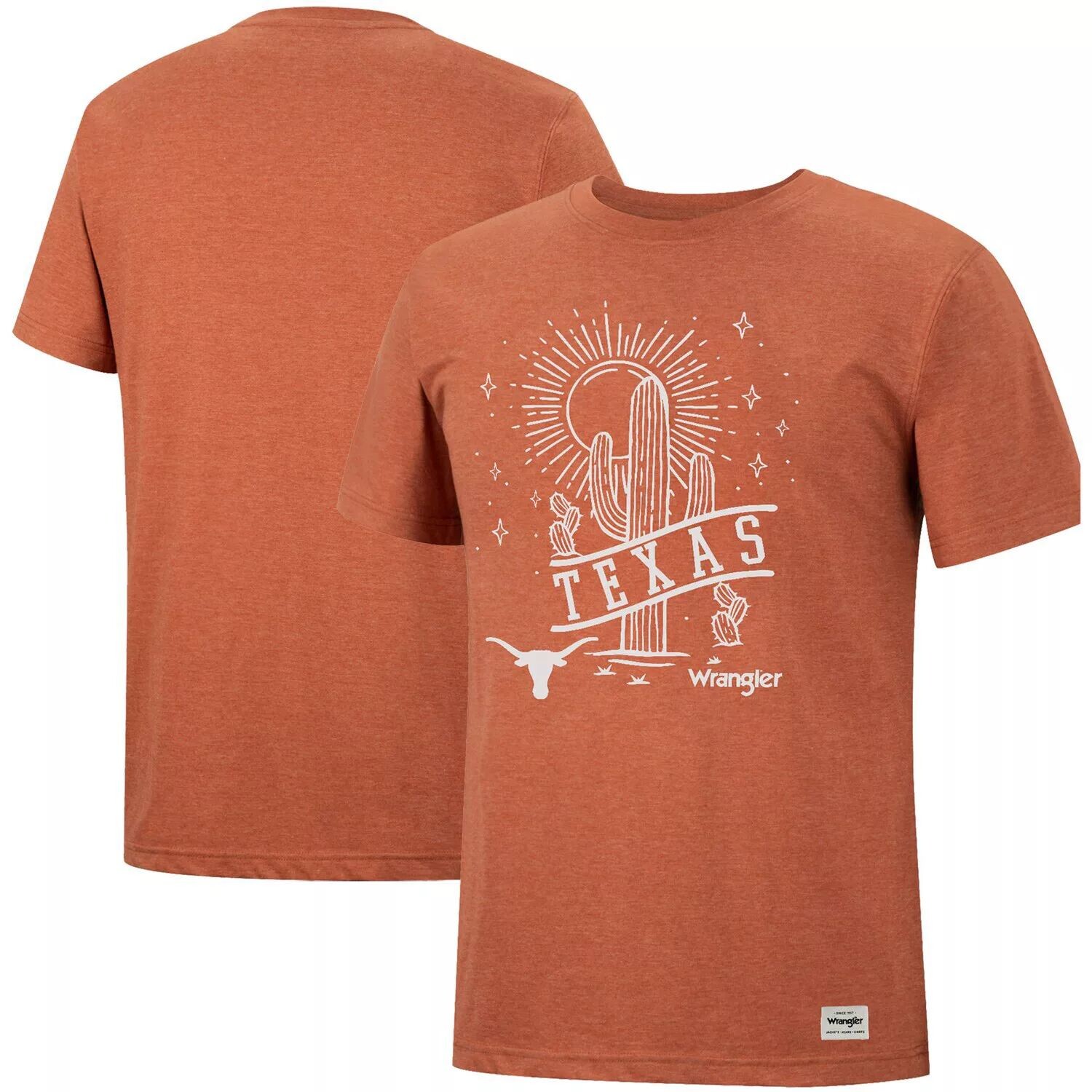 Мужская футболка Colosseum x Wrangler Heather Texas Orange Texas Longhorns Desert Landscape
Мужская футболка Colosseum x Wrangler Heather Texas Orange Texas Longhorns Desert Landscape