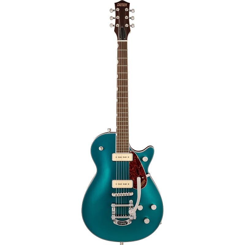 Электрогитара Gretsch G5210T-P90 Electromatic Jet Two 90 Single-Cut Bigsby Guitar, Petrol
Электрогитара Gretsch G5210T-P90 Electromatic Jet Two 90 Single-Cut Bigsby Guitar, Petrol