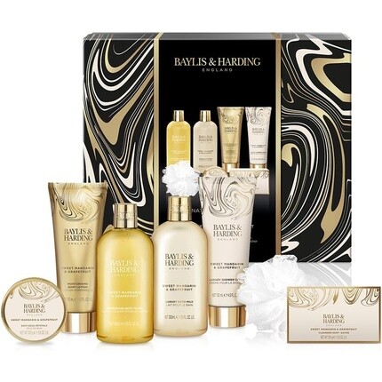 Большой подарочный набор для купания Baylis & Harding Sweet Mandarin & Grapefruit Ultimate Bathing
Большой подарочный набор для купания Baylis & Harding Sweet Mandarin & Grapefruit Ultimate Bathing