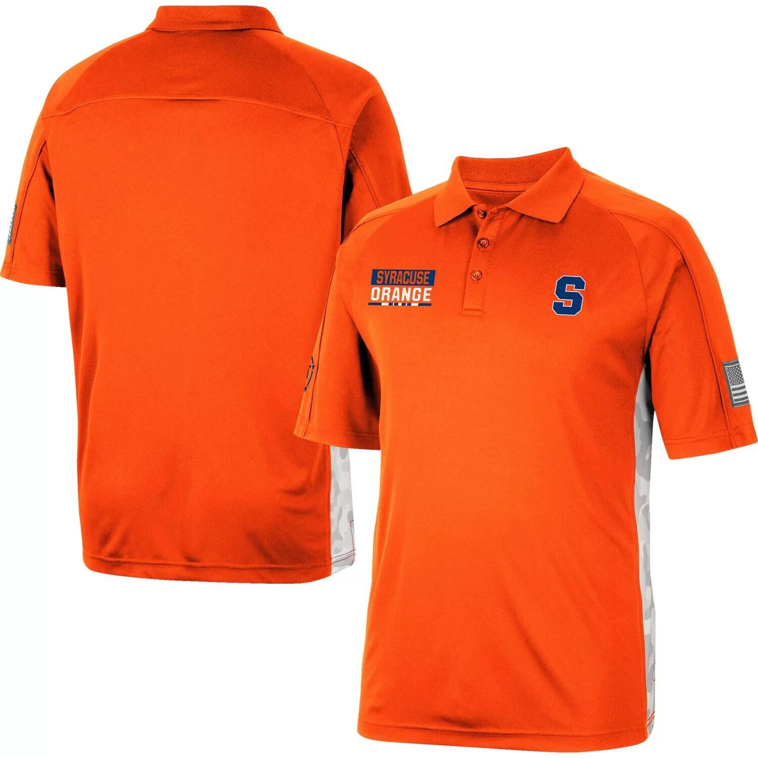 Мужская рубашка-поло Colosseum Orange Syracuse Orange OHT Military Appreciation Snow Camo
Мужская рубашка-поло Colosseum Orange Syracuse Orange OHT Military Appreciation Snow Camo