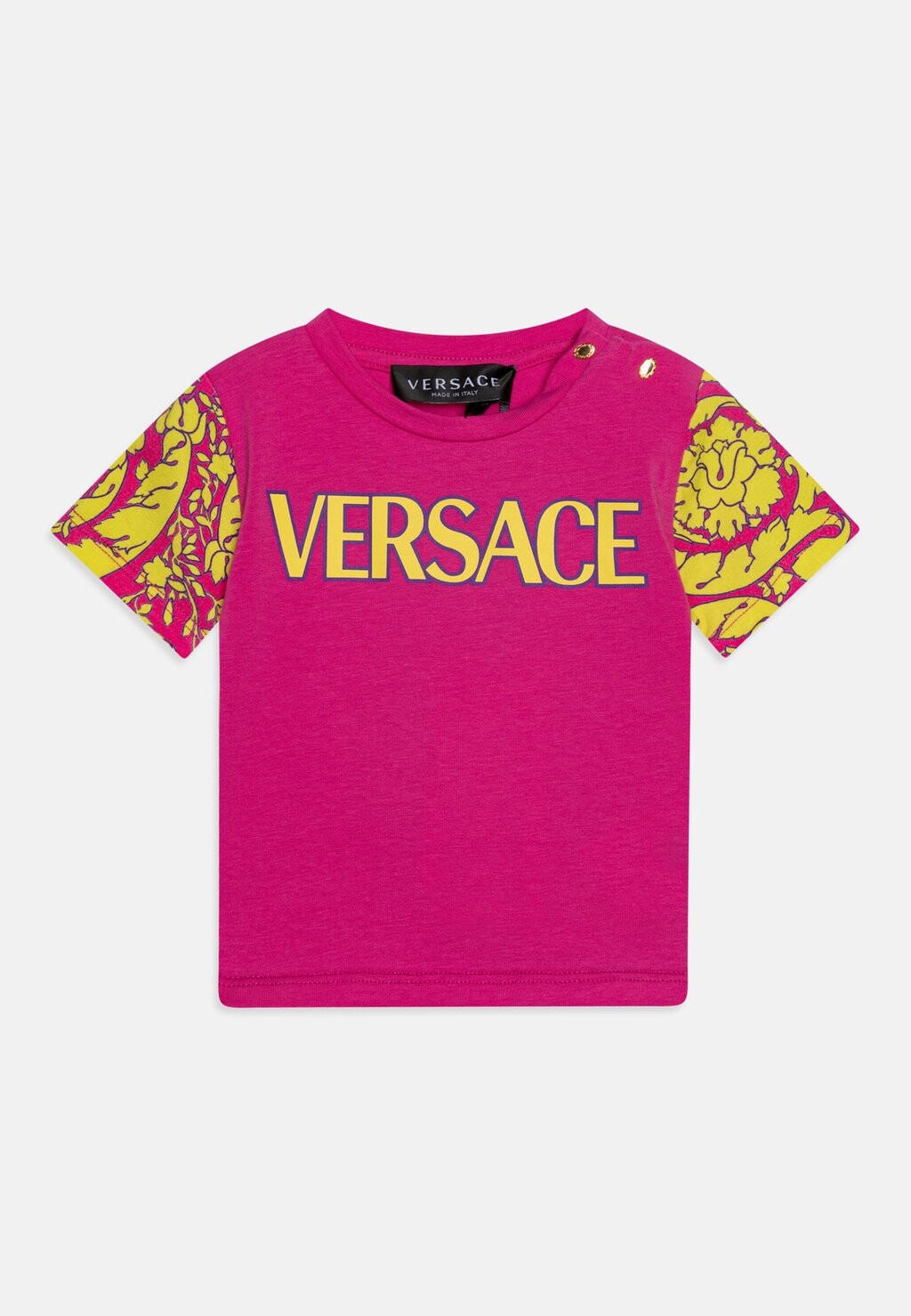 футболка с принтом Baroque Sihouette Kids Logo Versace, цвет fuxia/giallo
футболка с принтом Baroque Sihouette Kids Logo Versace, цвет fuxia/giallo