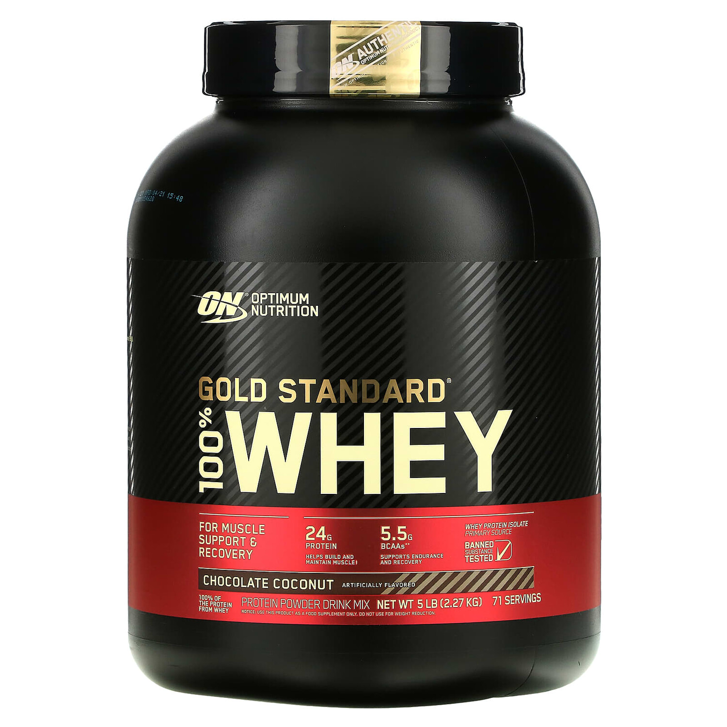 Gold Standard 100% Whey, со вкусом шоколада и кокоса, 2,27 кг (5 фунтов), Optimum Nutrition
Gold Standard 100% Whey, со вкусом шоколада и кокоса, 2,27 кг (5 фунтов), Optimum Nutrition