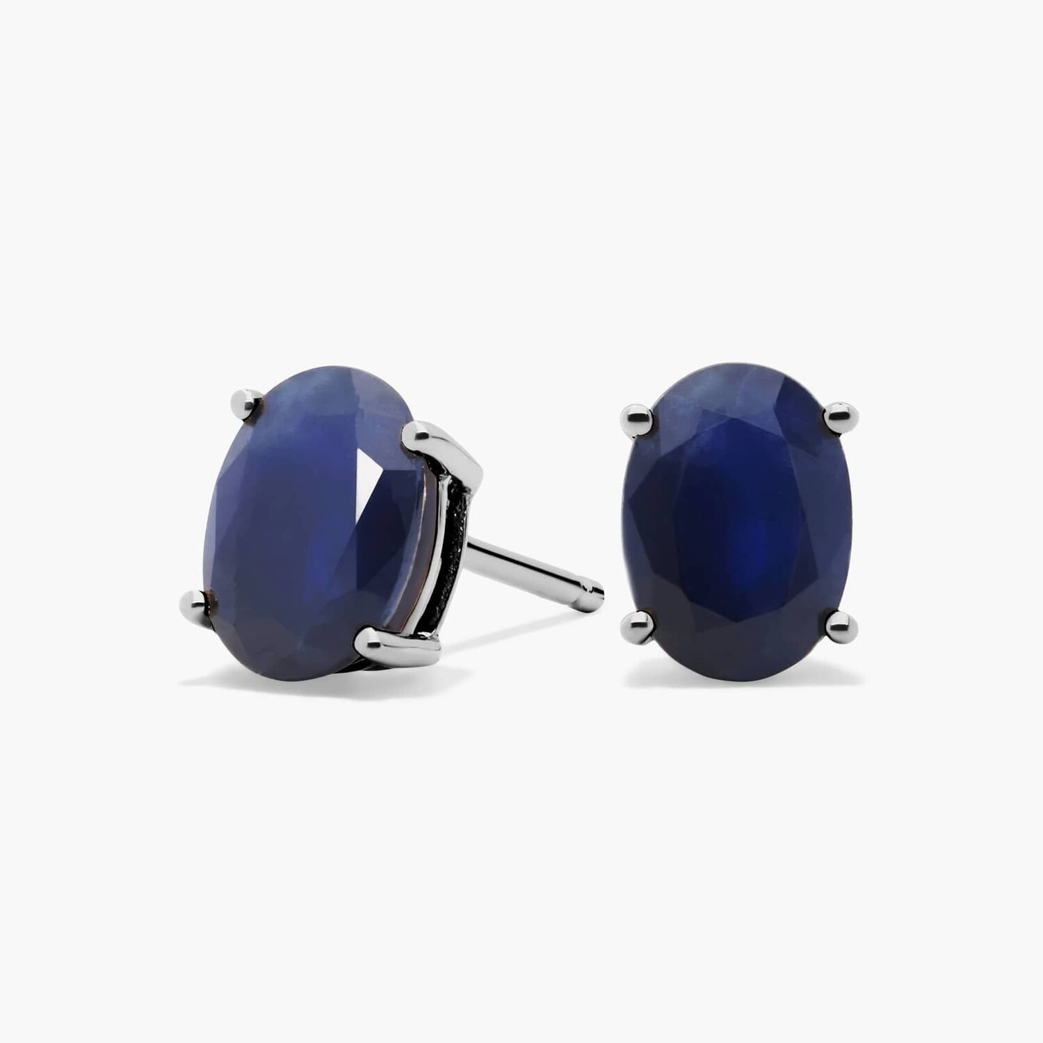 Серьги-гвоздики с овальным сапфиром из белого золота 14 карат (7x5 мм) Blue Nile
Серьги-гвоздики с овальным сапфиром из белого золота 14 карат (7x5 мм) Blue Nile