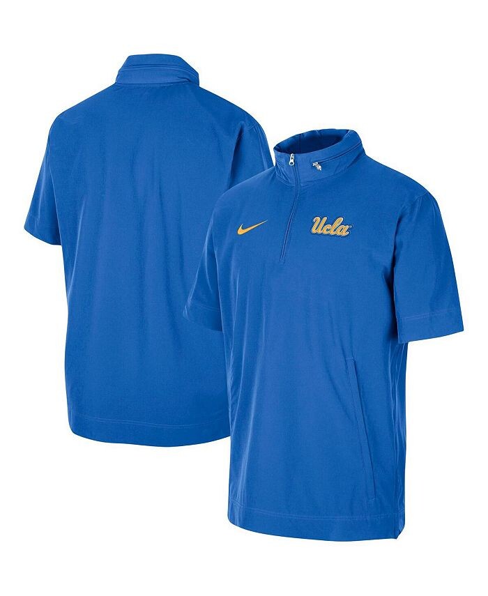 Мужская синяя куртка с короткими рукавами и молнией в четверть UCLA Bruins Coaches Nike, синий
Мужская синяя куртка с короткими рукавами и молнией в четверть UCLA Bruins Coaches Nike, синий