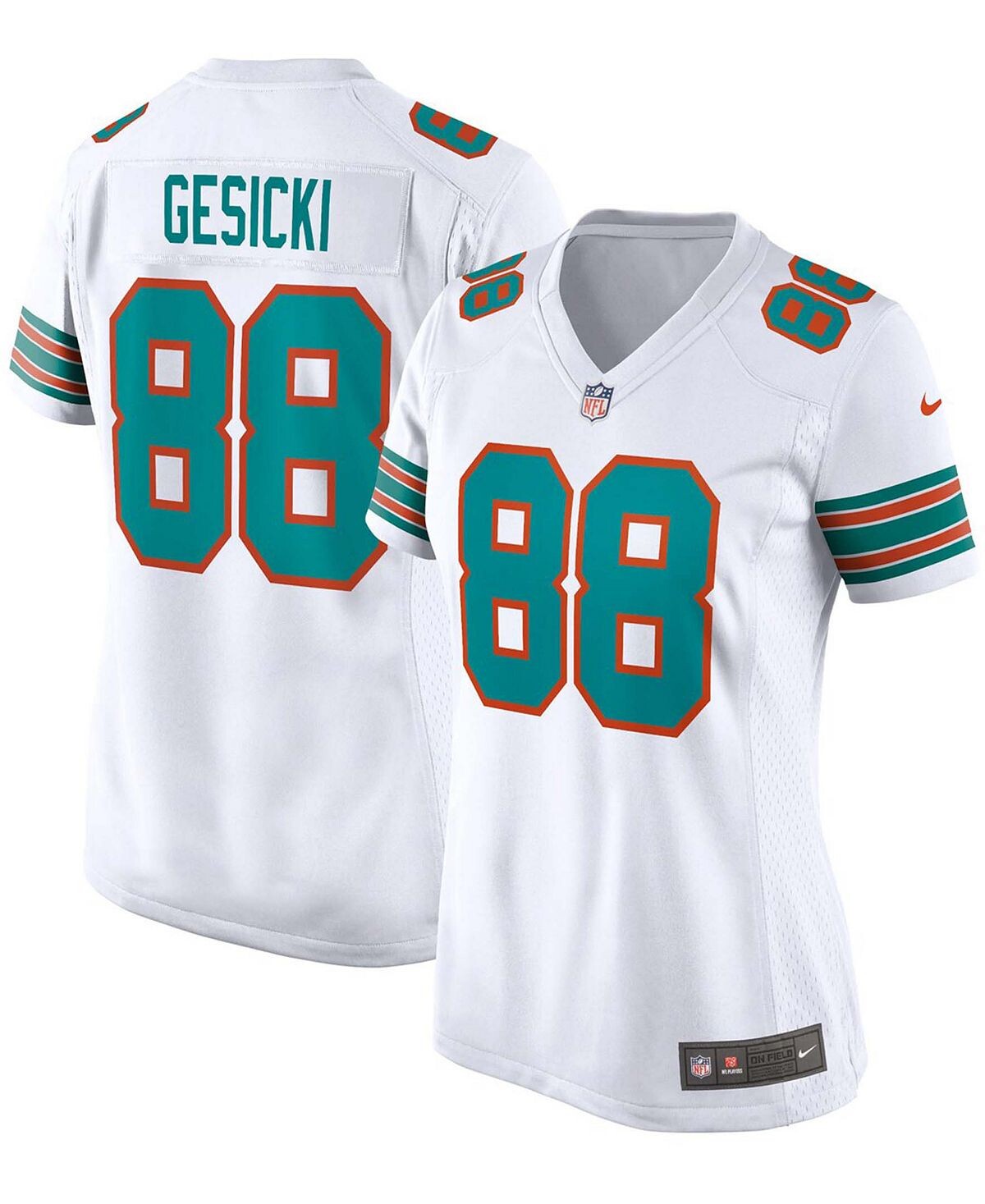 Женская белая футболка для альтернативной игры Mike Gesicki Miami Dolphins Nike, белый
Женская белая футболка для альтернативной игры Mike Gesicki Miami Dolphins Nike, белый