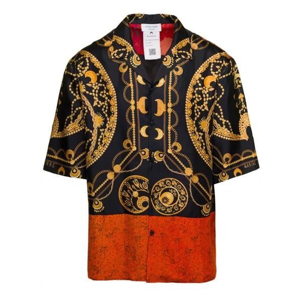 Футболка multicolor bowling shirt with ornament jewelry pri Marine Serre, черный
Футболка multicolor bowling shirt with ornament jewelry pri Marine Serre, черный