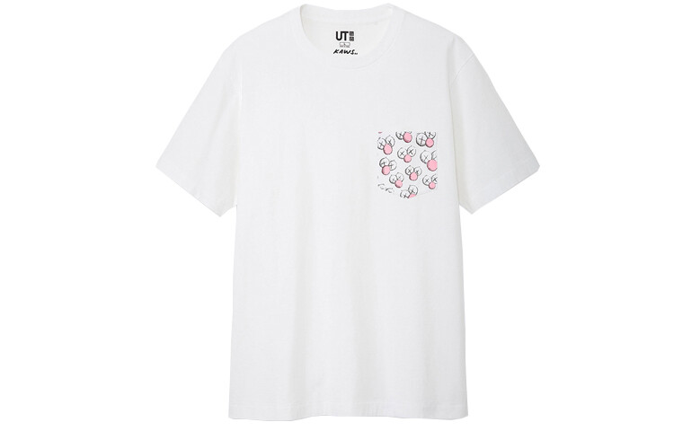 Uniqlo x Kaws 2019 Футболка унисекс с короткими рукавами и аппликацией с множеством карманов, белая
Uniqlo x Kaws 2019 Футболка унисекс с короткими рукавами и аппликацией с множеством карманов, белая