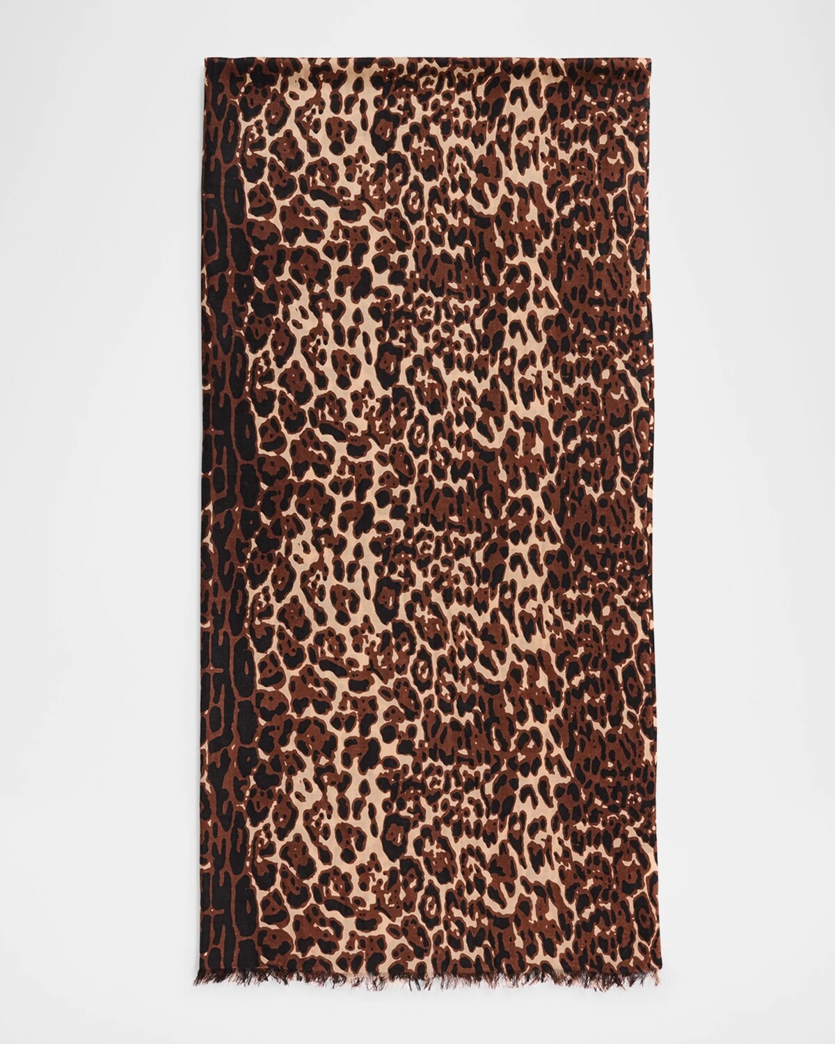 Легкий кашемировый шарф с леопардовым принтом Sofia Cashmere, цвет White Leopard
Легкий кашемировый шарф с леопардовым принтом Sofia Cashmere, цвет White Leopard