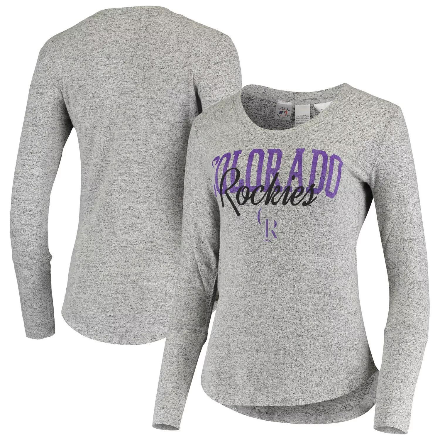 Женская футболка Concepts Sport с принтом серого цвета Colorado Rockies Tri-Blend с длинными рукавами, Серый
Женская футболка Concepts Sport с принтом серого цвета Colorado Rockies Tri-Blend с длинными рукавами, Серый