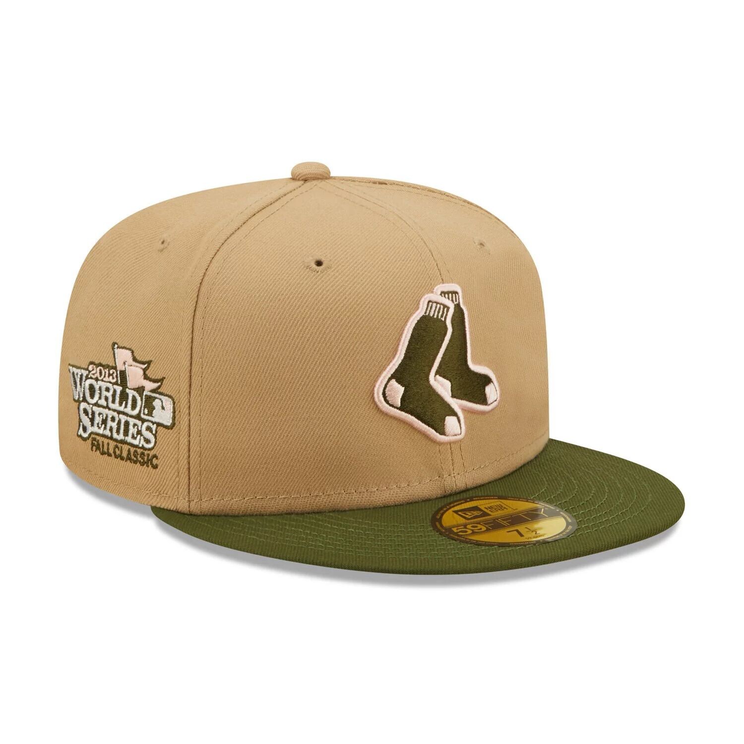 Мужская розовая кепка New Era хаки/оливкового цвета Boston Red Sox World Series 2013 59FIFTY Облегающая шляпа
Мужская розовая кепка New Era хаки/оливкового цвета Boston Red Sox World Series 2013 59FIFTY Облегающая шляпа