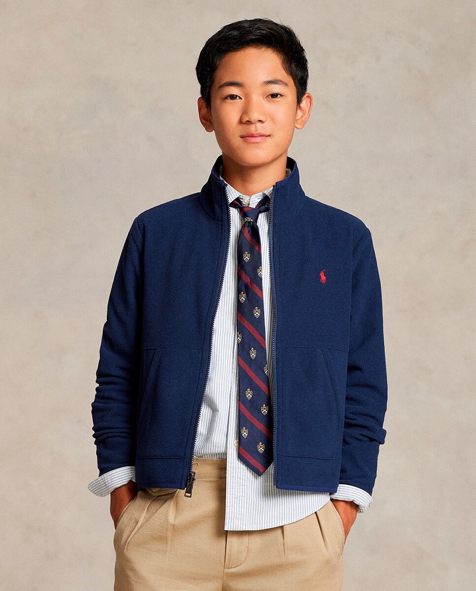 Двусторонний кардиган для мальчика темно-синего цвета Polo Ralph Lauren, темно-синий
Двусторонний кардиган для мальчика темно-синего цвета Polo Ralph Lauren, темно-синий