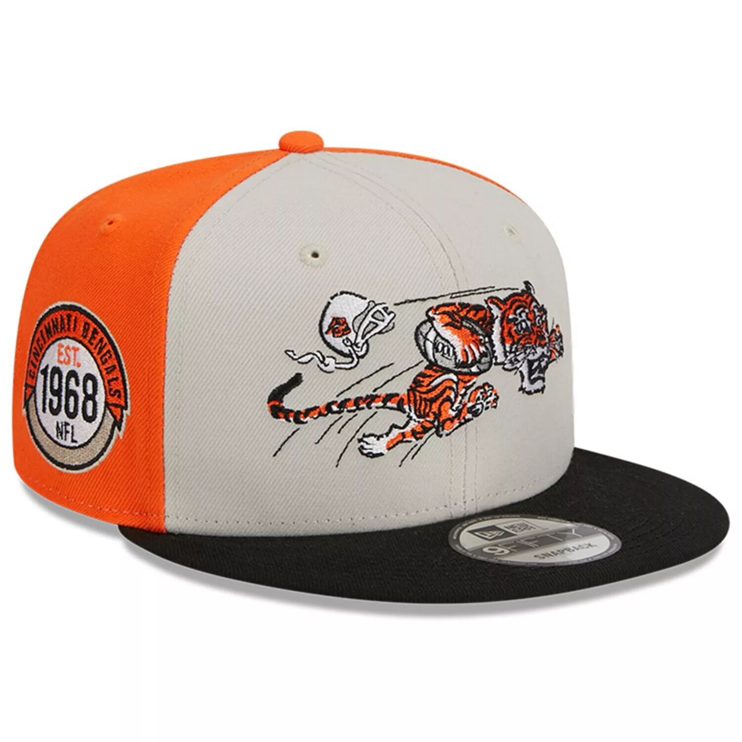 Мужская кепка New Era кремового/черного цвета Cincinnati Bengals 2023 Sideline Historic 9FIFTY Snapback Hat
Мужская кепка New Era кремового/черного цвета Cincinnati Bengals 2023 Sideline Historic 9FIFTY Snapback Hat