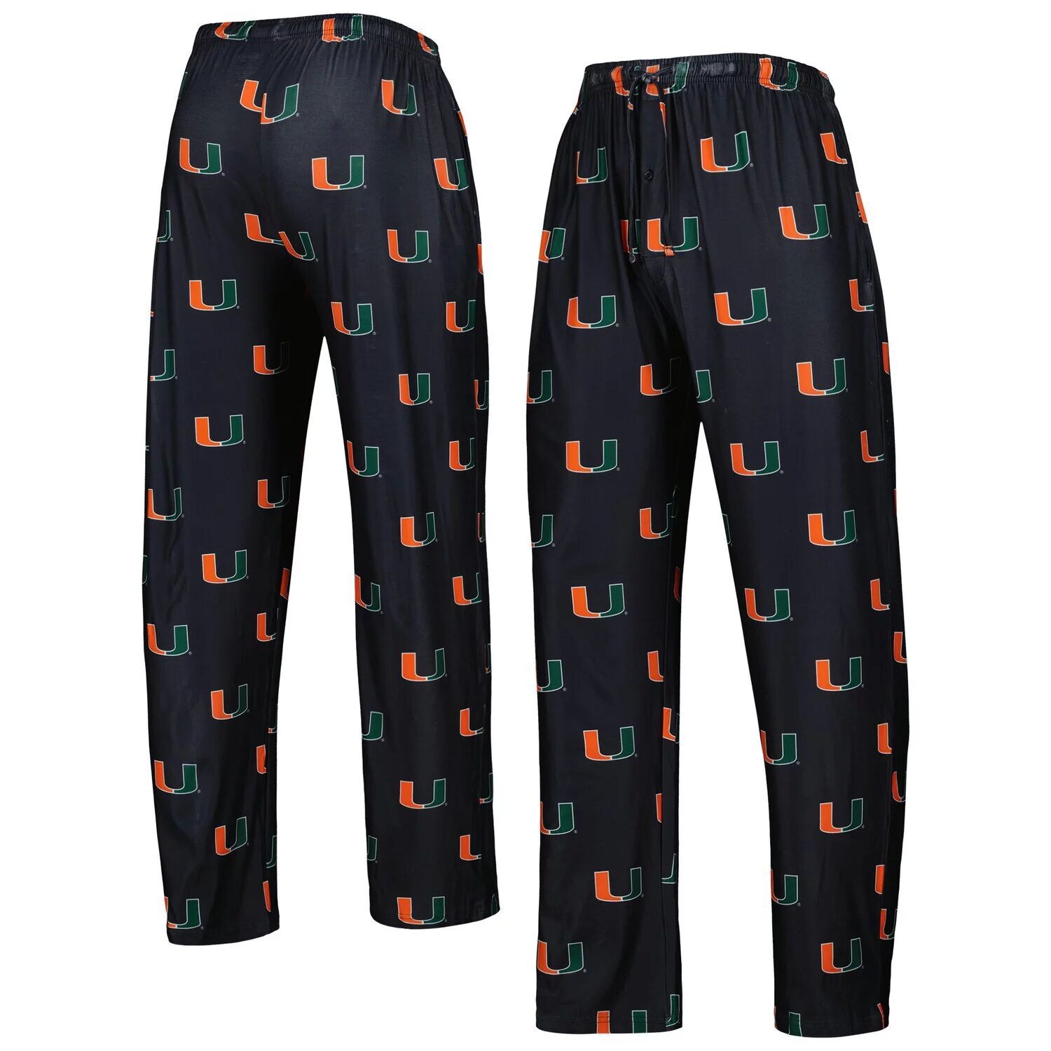 Мужские спортивные брюки черного цвета с флагманским принтом логотипа Miami Hurricanes Concepts, Черный
Мужские спортивные брюки черного цвета с флагманским принтом логотипа Miami Hurricanes Concepts, Черный