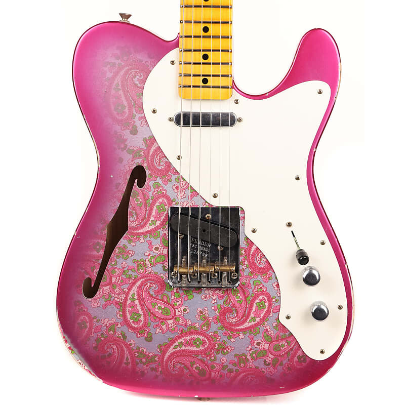 Электрогитара Fender Custom Shop Limited Edition 50's Thinline Telecaster Relic Pink Paisley
Электрогитара Fender Custom Shop Limited Edition 50's Thinline Telecaster Relic Pink Paisley