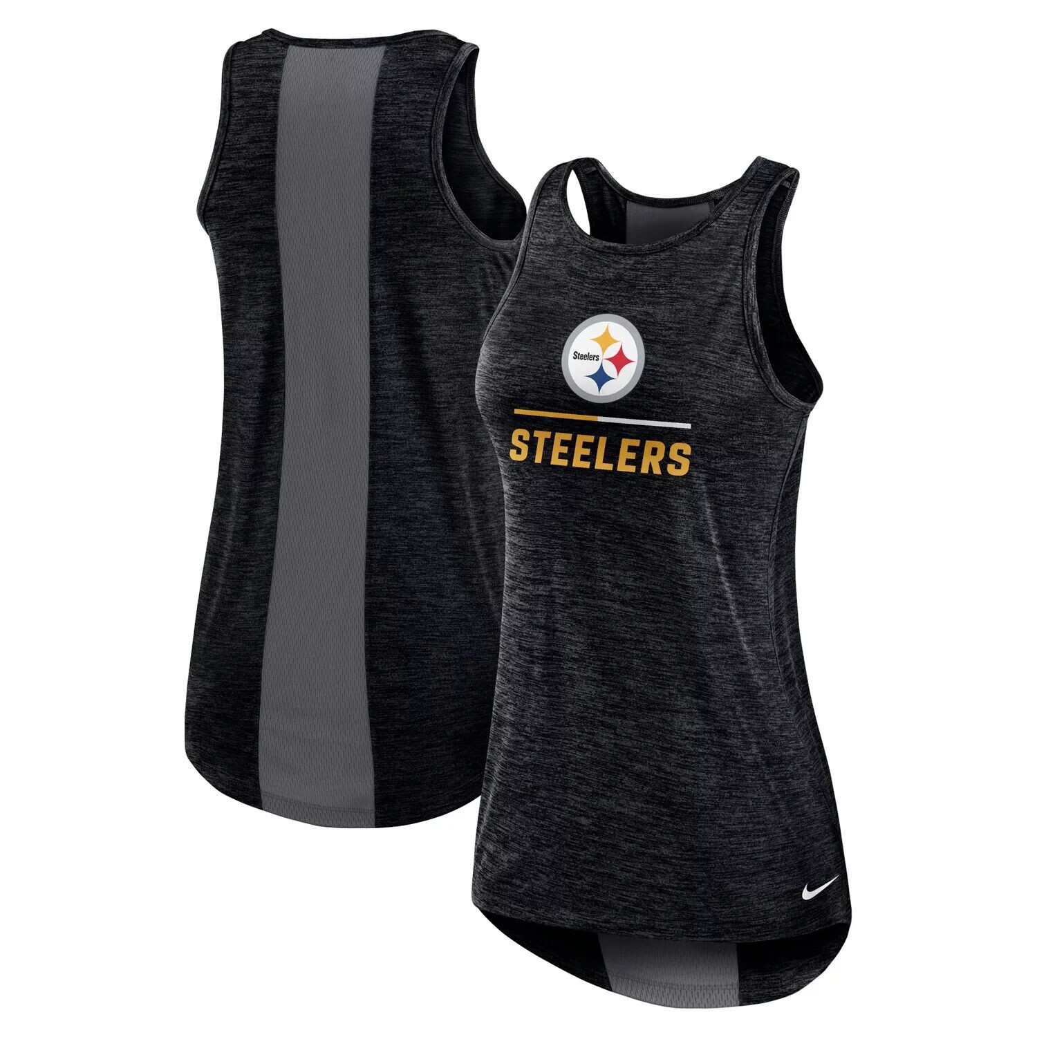 Женская черная майка с высоким воротником Nike Pittsburgh Steelers Performance Nike, Черный
Женская черная майка с высоким воротником Nike Pittsburgh Steelers Performance Nike, Черный