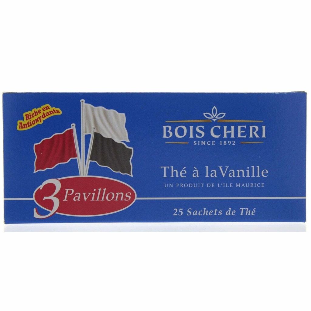 Чай черный Буа Шери со вкусом ванили - Trois Pavillons (50г - 25 пакетиков) Bois Cheri
Чай черный Буа Шери со вкусом ванили - Trois Pavillons (50г - 25 пакетиков) Bois Cheri