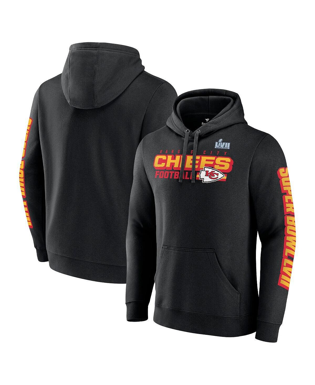 Мужской черный пуловер с капюшоном Kansas City Chiefs Super Bowl LVII Star Trail Fanatics
Мужской черный пуловер с капюшоном Kansas City Chiefs Super Bowl LVII Star Trail Fanatics