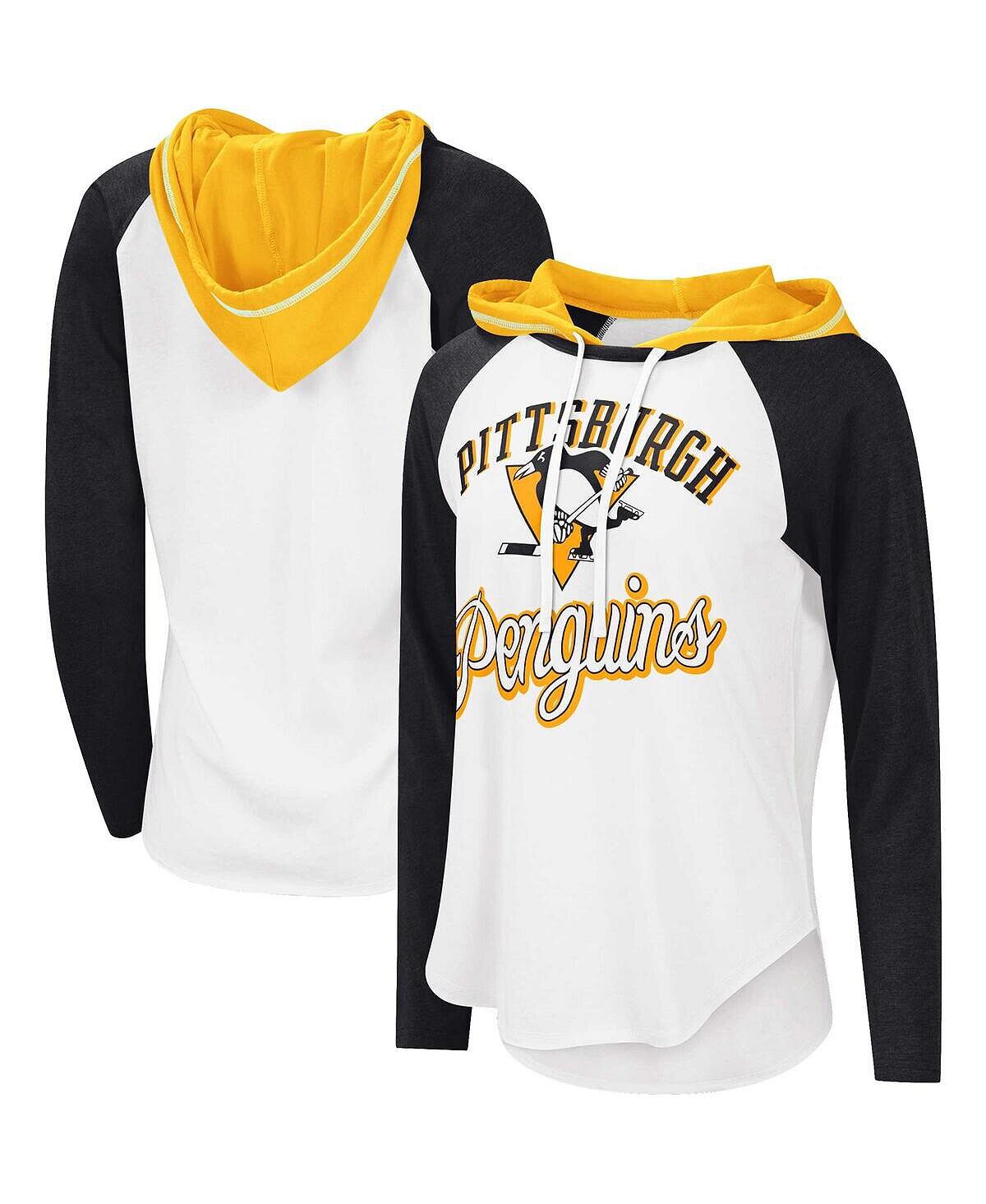 Женская футболка G-III Sports by Carl Banks Бело-черная футболка с капюшоном Pittsburgh Penguins MVP реглан Starter, Черный
Женская футболка G-III Sports by Carl Banks Бело-черная футболка с капюшоном Pittsburgh Penguins MVP реглан Starter, Черный