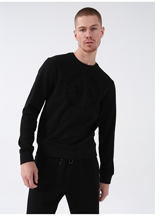 Черная мужская толстовка с круглым вырезом Armani Exchange, Черный, Черная мужская толстовка с круглым вырезом Armani Exchange
Черная мужская толстовка с круглым вырезом Armani Exchange, Черный, Черная мужская толстовка с круглым вырезом Armani Exchange