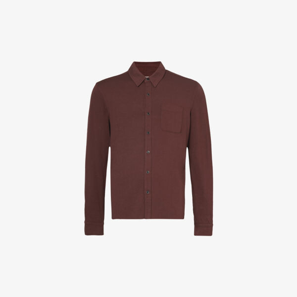 Рубашка свободного кроя Stockton из смесового хлопка стретч с накладными карманами Paige, цвет deep aubergine 
Рубашка свободного кроя Stockton из смесового хлопка стретч с накладными карманами Paige, цвет deep aubergine