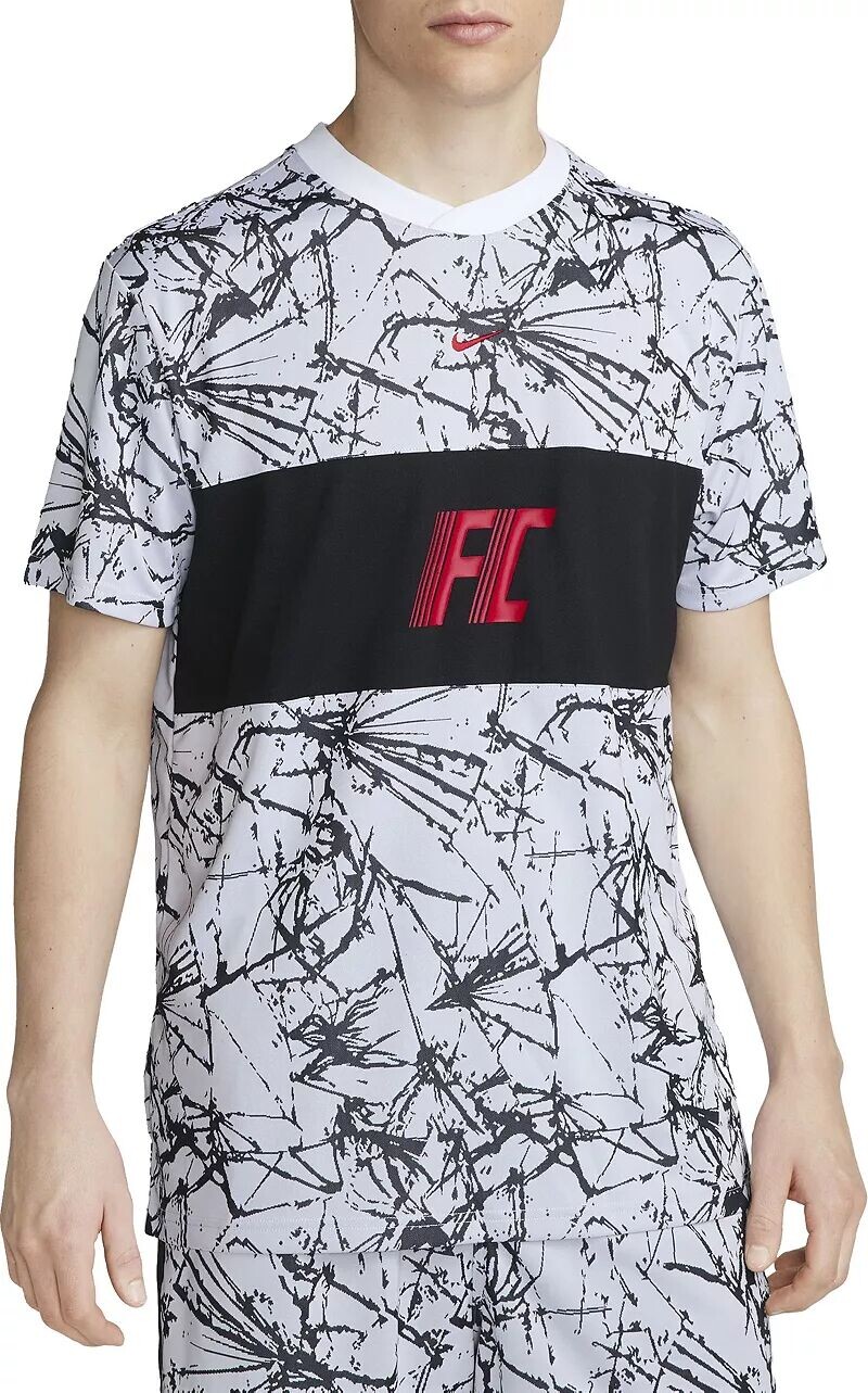 Мужские кроссовки Nike Dri-FIT F.C. Футбольная майка с короткими рукавами, белый
Мужские кроссовки Nike Dri-FIT F.C. Футбольная майка с короткими рукавами, белый