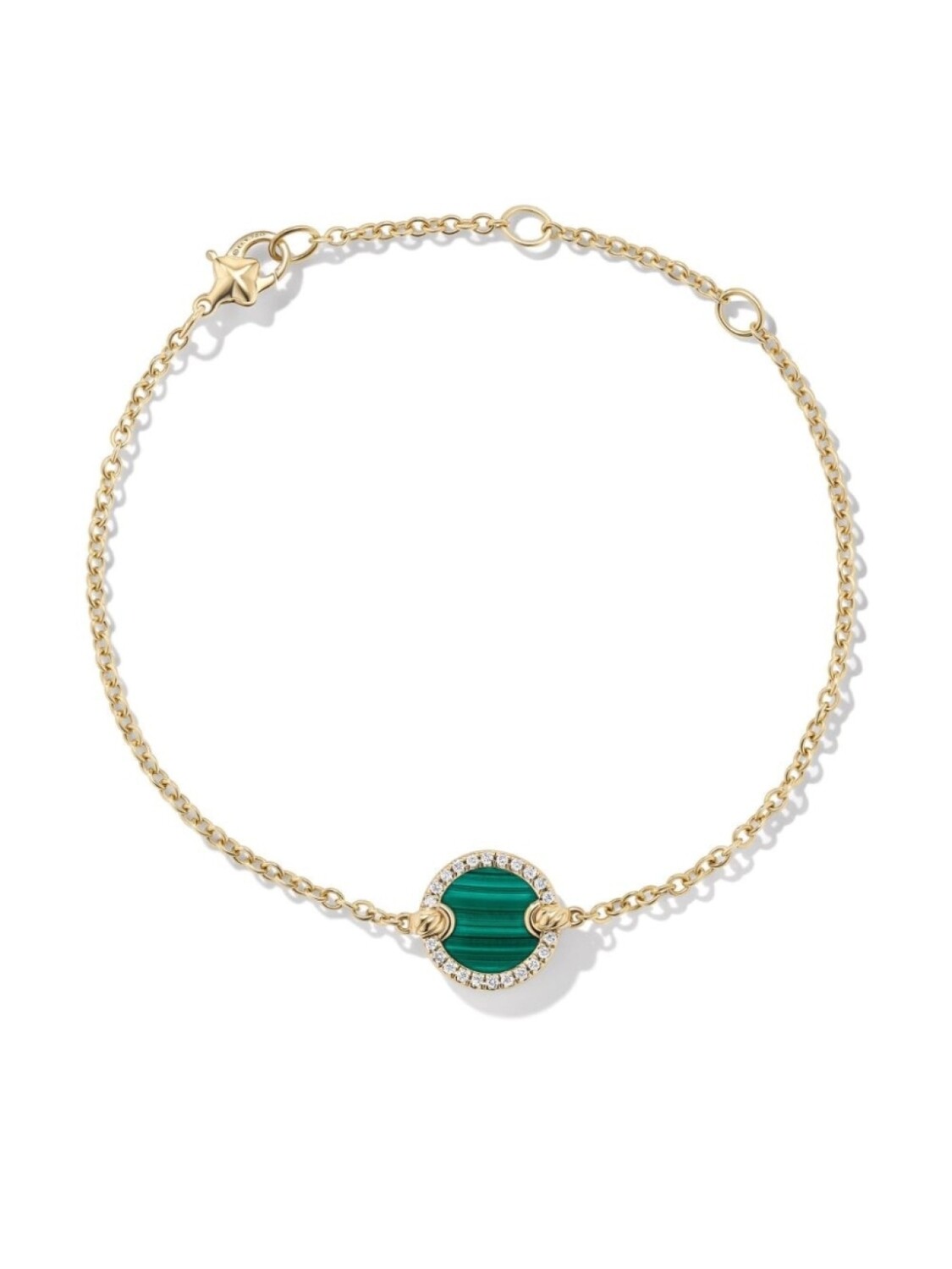 Браслет Petit DY Elements из желтого золота с бриллиантами и малахитом David Yurman, золотой
Браслет Petit DY Elements из желтого золота с бриллиантами и малахитом David Yurman, золотой