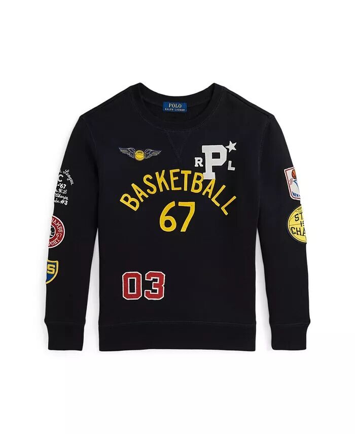 Толстовка из матового флиса с рисунком для мальчиков Big Boys Polo Ralph Lauren, черный
Толстовка из матового флиса с рисунком для мальчиков Big Boys Polo Ralph Lauren, черный