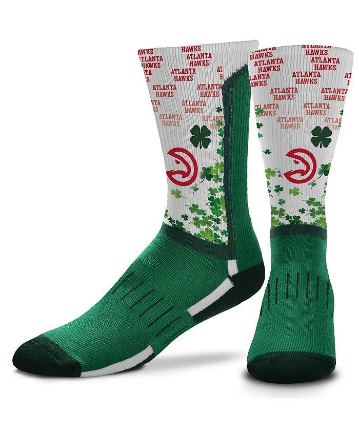 Мужские носки Atlanta Hawks Four Leaf с V-образным изгибом ко дню Святого Патрика For Bare Feet, зеленый
Мужские носки Atlanta Hawks Four Leaf с V-образным изгибом ко дню Святого Патрика For Bare Feet, зеленый