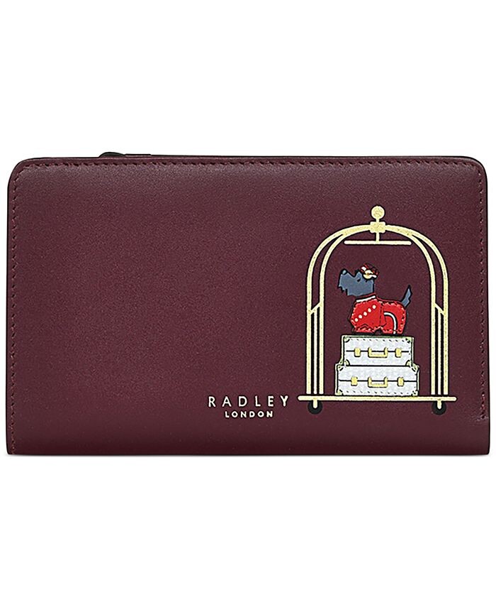 Кожаный кошелек двойного сложения Bellboy среднего размера Radley London, красный
Кожаный кошелек двойного сложения Bellboy среднего размера Radley London, красный