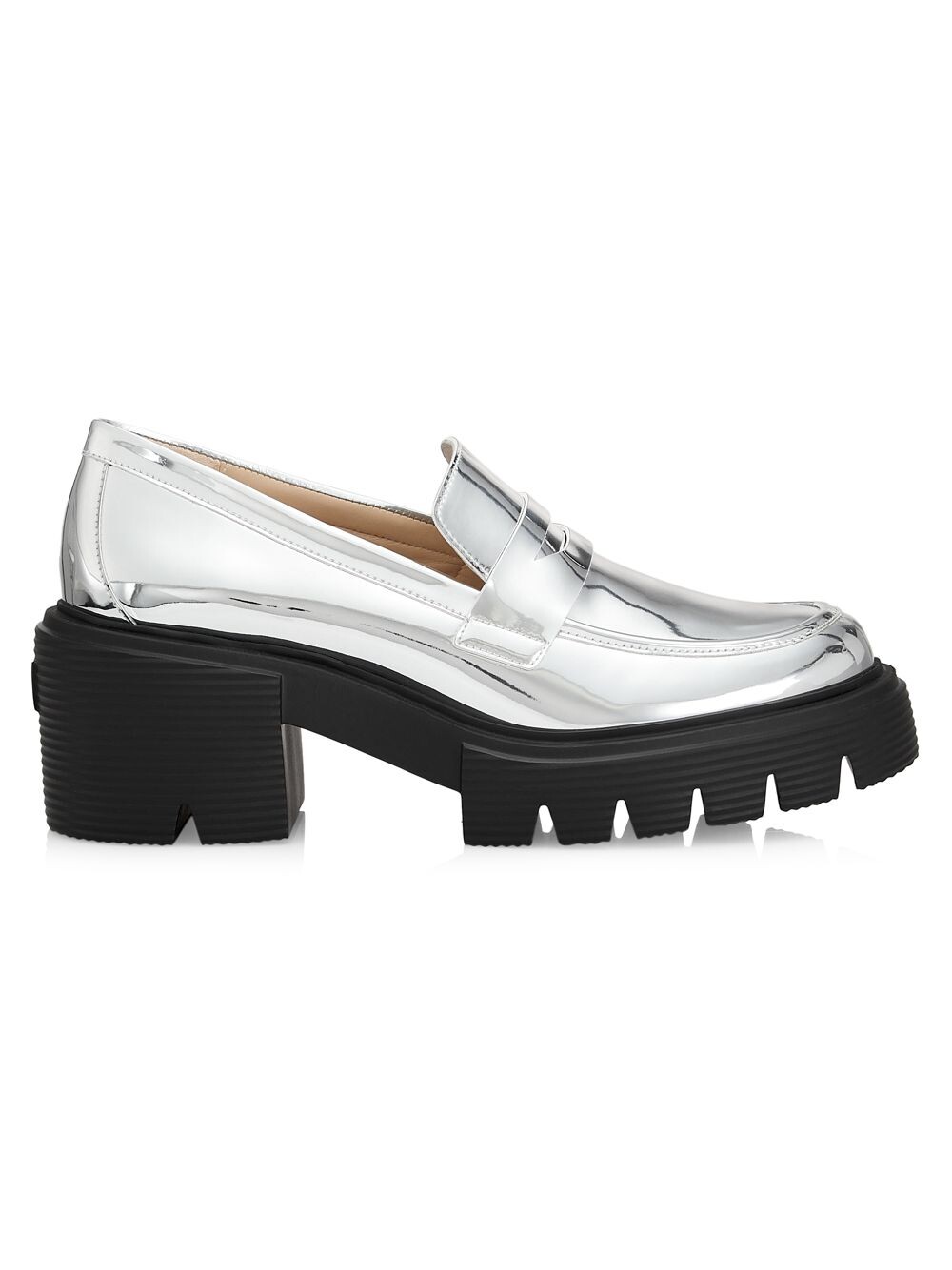 Кожаные лоферы Soho 65MM с выступом на подошве Stuart Weitzman, серебряный, Серый
Кожаные лоферы Soho 65MM с выступом на подошве Stuart Weitzman, серебряный, Серый