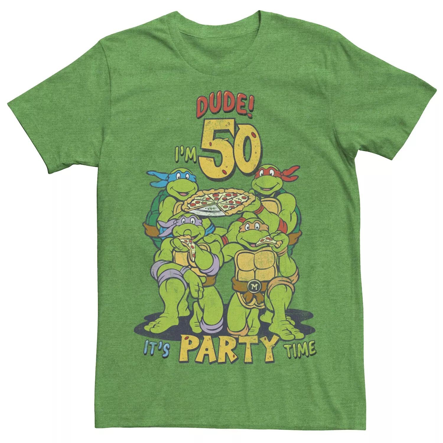Мужская футболка с короткими рукавами «Черепашки-ниндзя» Dude I’m 50 It's Party Time Licensed Character
Мужская футболка с короткими рукавами «Черепашки-ниндзя» Dude I’m 50 It's Party Time Licensed Character