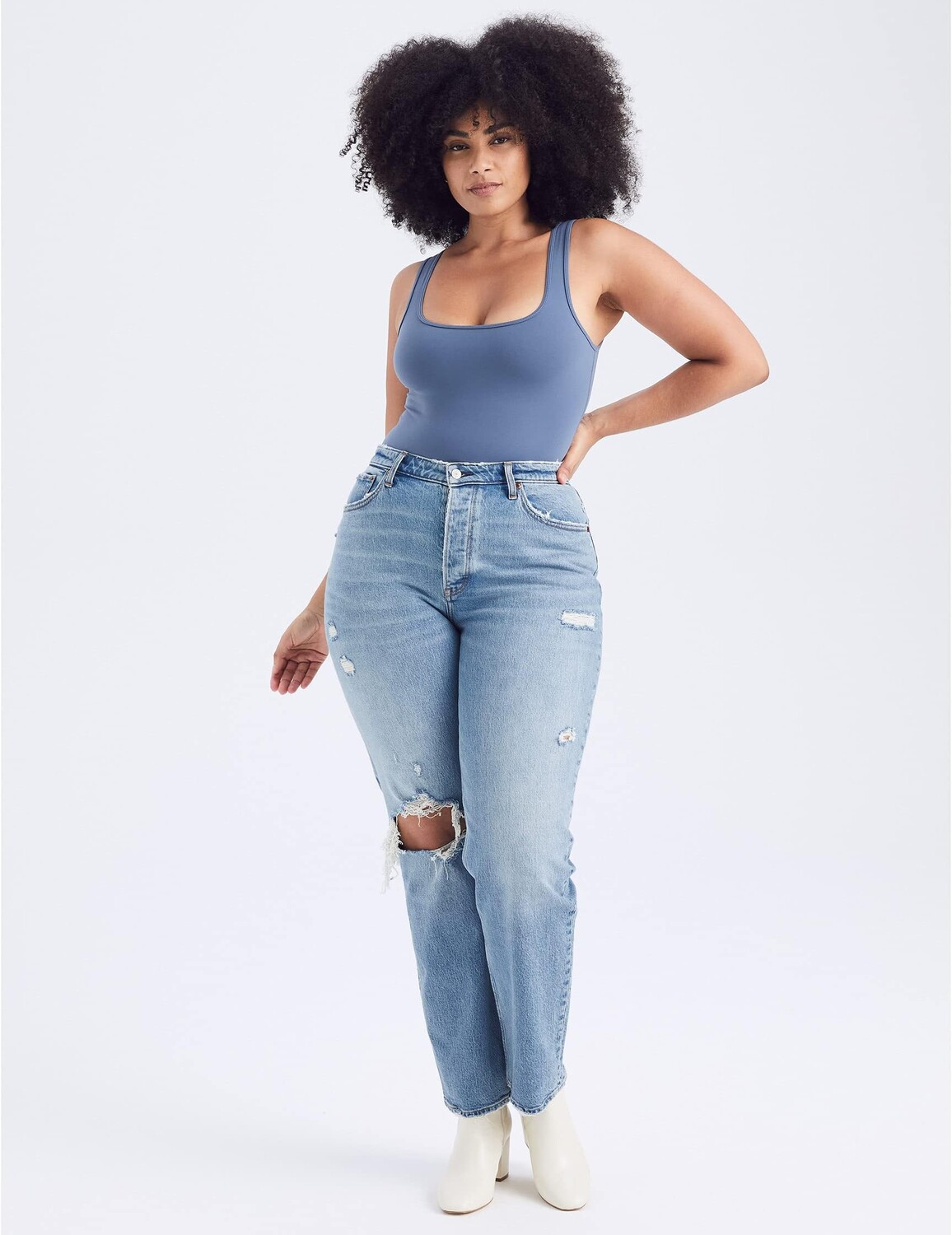 Джинсы Curve Love High Rise Dad Jeans Abercrombie & Fitch, цвет Medium Wash Destroy
Джинсы Curve Love High Rise Dad Jeans Abercrombie & Fitch, цвет Medium Wash Destroy