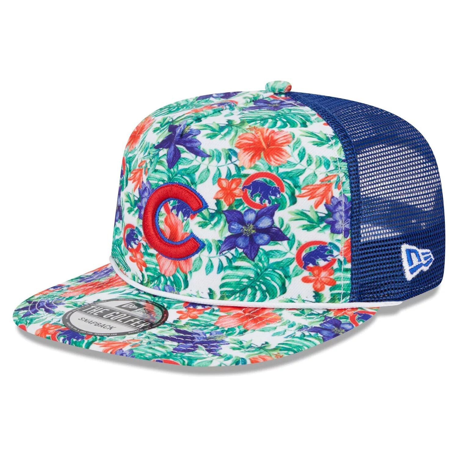 Мужская кепка New Era Chicago Cubs Tropic с цветочным принтом для гольфиста Snapback
Мужская кепка New Era Chicago Cubs Tropic с цветочным принтом для гольфиста Snapback