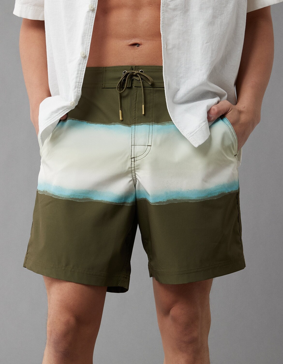 Классические шорты AE Ombre Flex 8 дюймов American Eagle Outfitters, цвет Nomad Olive
Классические шорты AE Ombre Flex 8 дюймов American Eagle Outfitters, цвет Nomad Olive