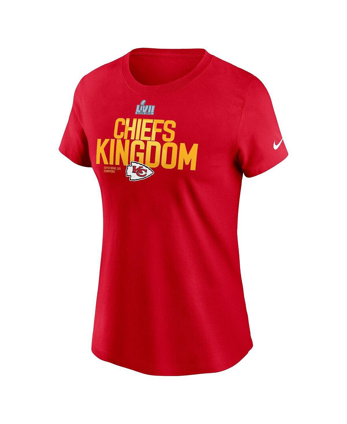 Красная женская футболка Kansas City Chiefs Super Bowl LVII Champions Local Pack Nike, красный
Красная женская футболка Kansas City Chiefs Super Bowl LVII Champions Local Pack Nike, красный