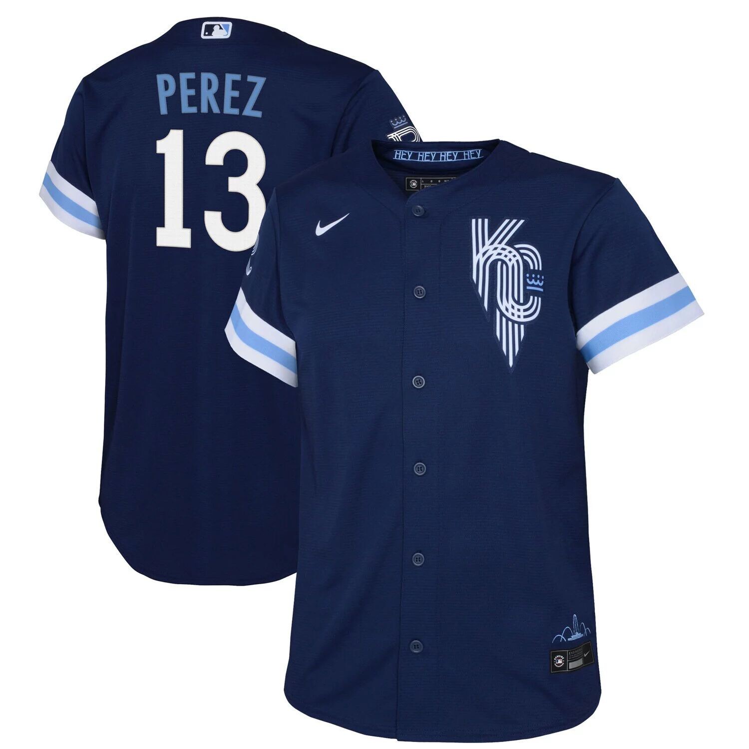 Молодежная футболка Nike Salvador Perez Navy Kansas City Royals 2022 City Connect Replica Player Jersey Nike
Молодежная футболка Nike Salvador Perez Navy Kansas City Royals 2022 City Connect Replica Player Jersey Nike