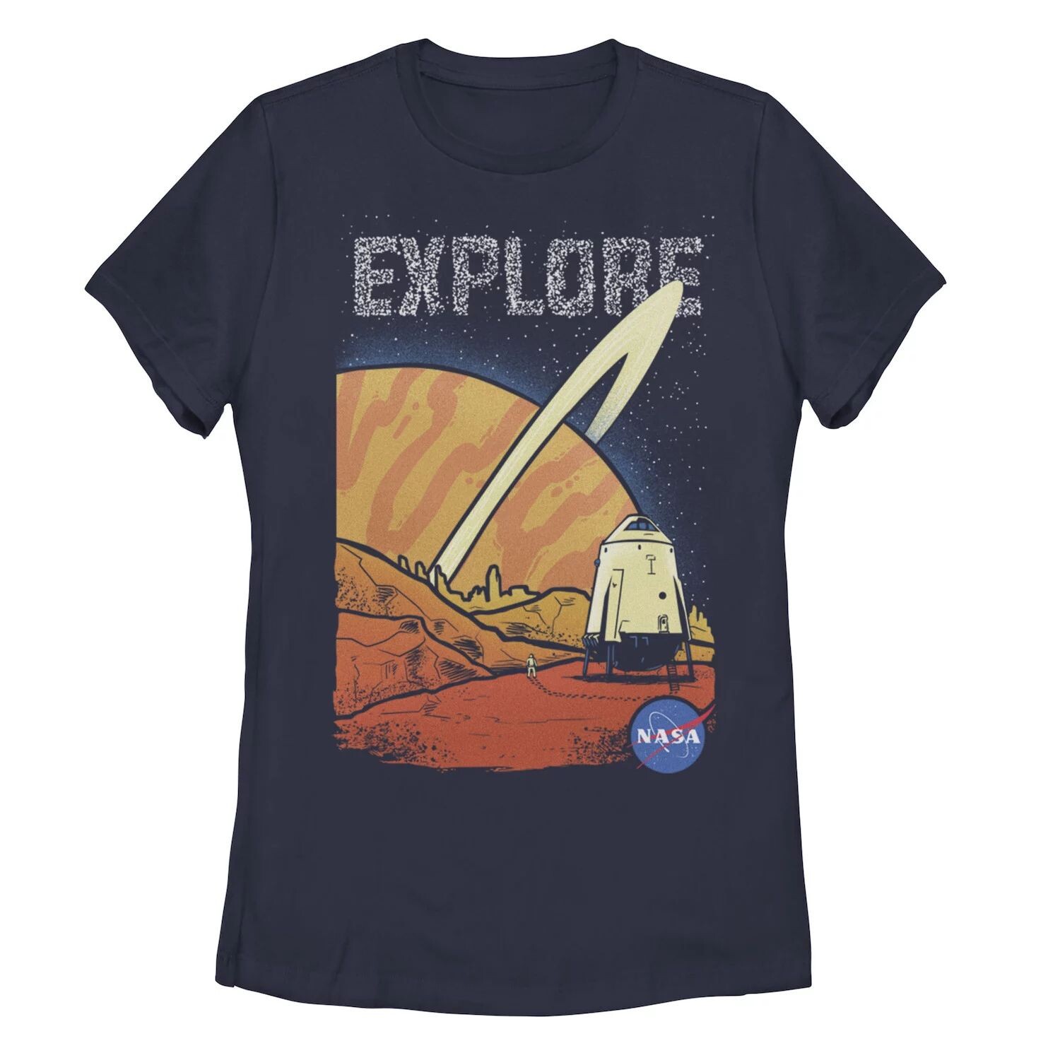Футболка NASA "Explore" Saturn для юниоров с рисунком Сатурна Licensed Character
Футболка NASA "Explore" Saturn для юниоров с рисунком Сатурна Licensed Character