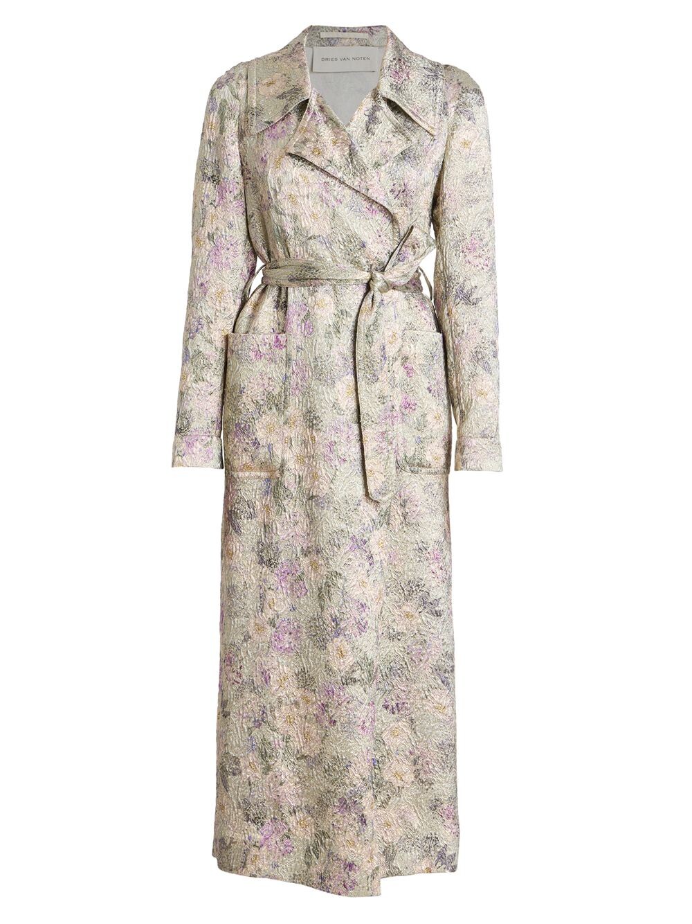 Жаккардовое пальто с эффектом металлик и поясом Rolana Dries Van Noten, мятный, Зеленый
Жаккардовое пальто с эффектом металлик и поясом Rolana Dries Van Noten, мятный, Зеленый