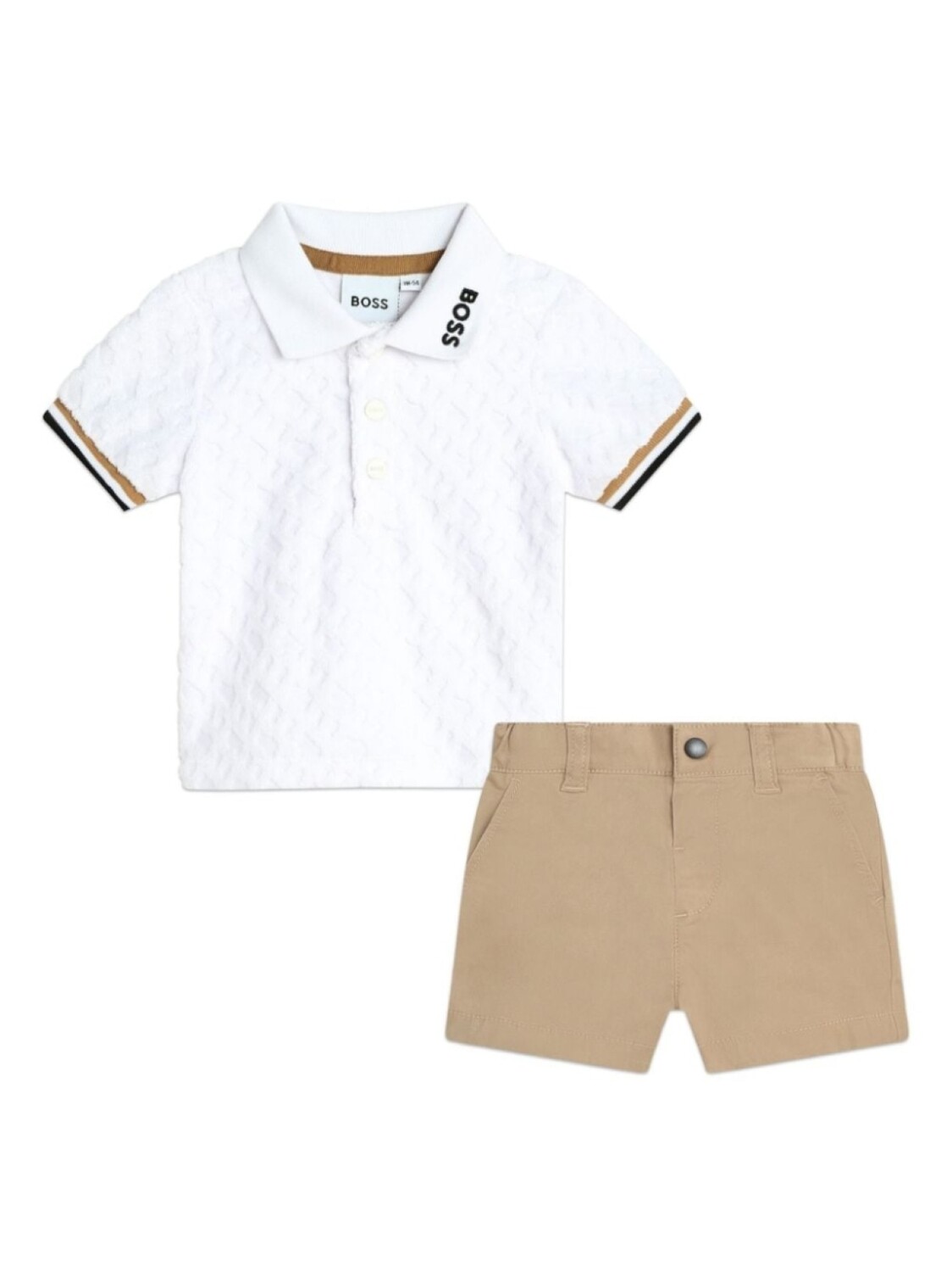 BOSS Kidswear комплект из рубашки поло и шортов с монограммой, коричневый
BOSS Kidswear комплект из рубашки поло и шортов с монограммой, коричневый