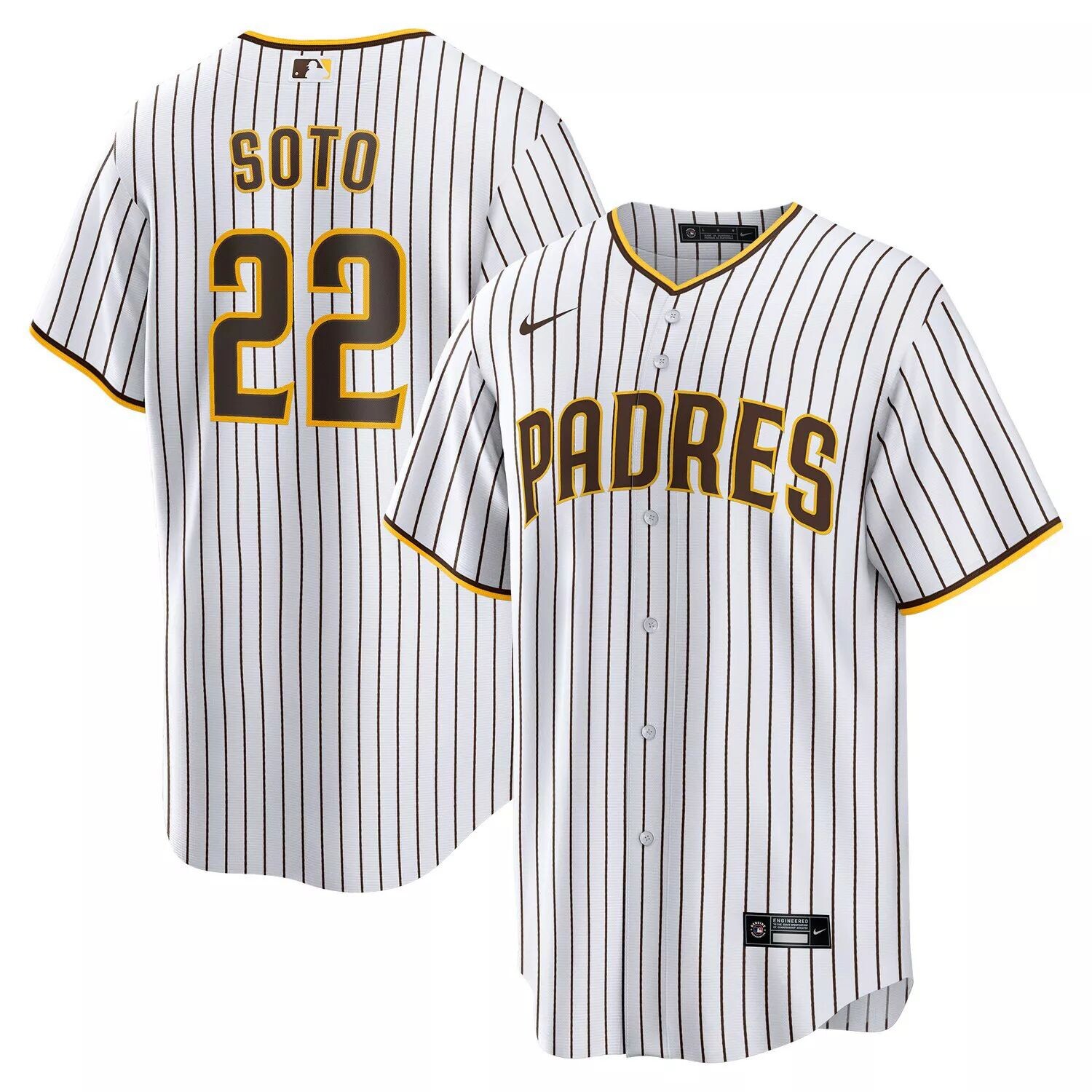 Мужская футболка Nike Juan Soto белая/коричневая San Diego Padres Home Replica Player Jersey, Коричневый
Мужская футболка Nike Juan Soto белая/коричневая San Diego Padres Home Replica Player Jersey, Коричневый