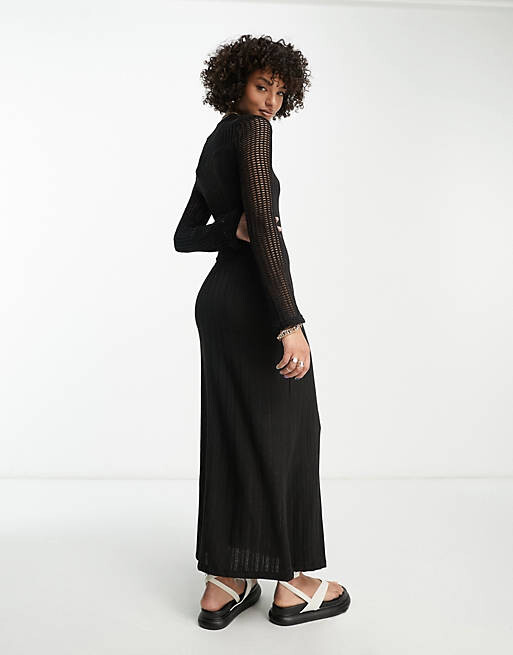 Черное платье миди в рубчик с длинными рукавами и вставкой крючком ASOS DESIGN Tall, Черный
Черное платье миди в рубчик с длинными рукавами и вставкой крючком ASOS DESIGN Tall, Черный