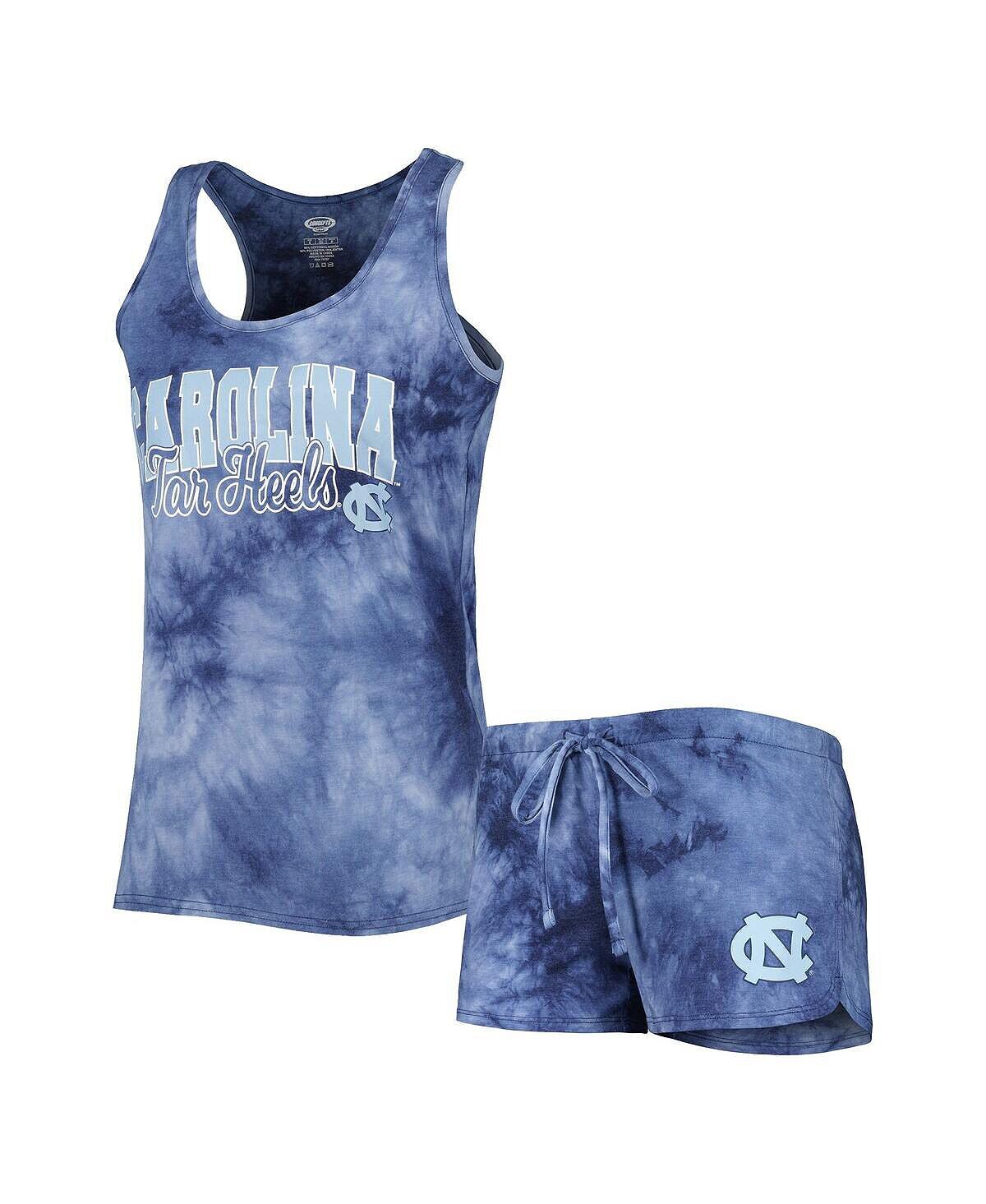 Женский комплект для сна с майкой и шортами Billboard Tie-Dye темно-синего цвета North Carolina Tar Heels Concepts Sport, темно-синий
Женский комплект для сна с майкой и шортами Billboard Tie-Dye темно-синего цвета North Carolina Tar Heels Concepts Sport, темно-синий